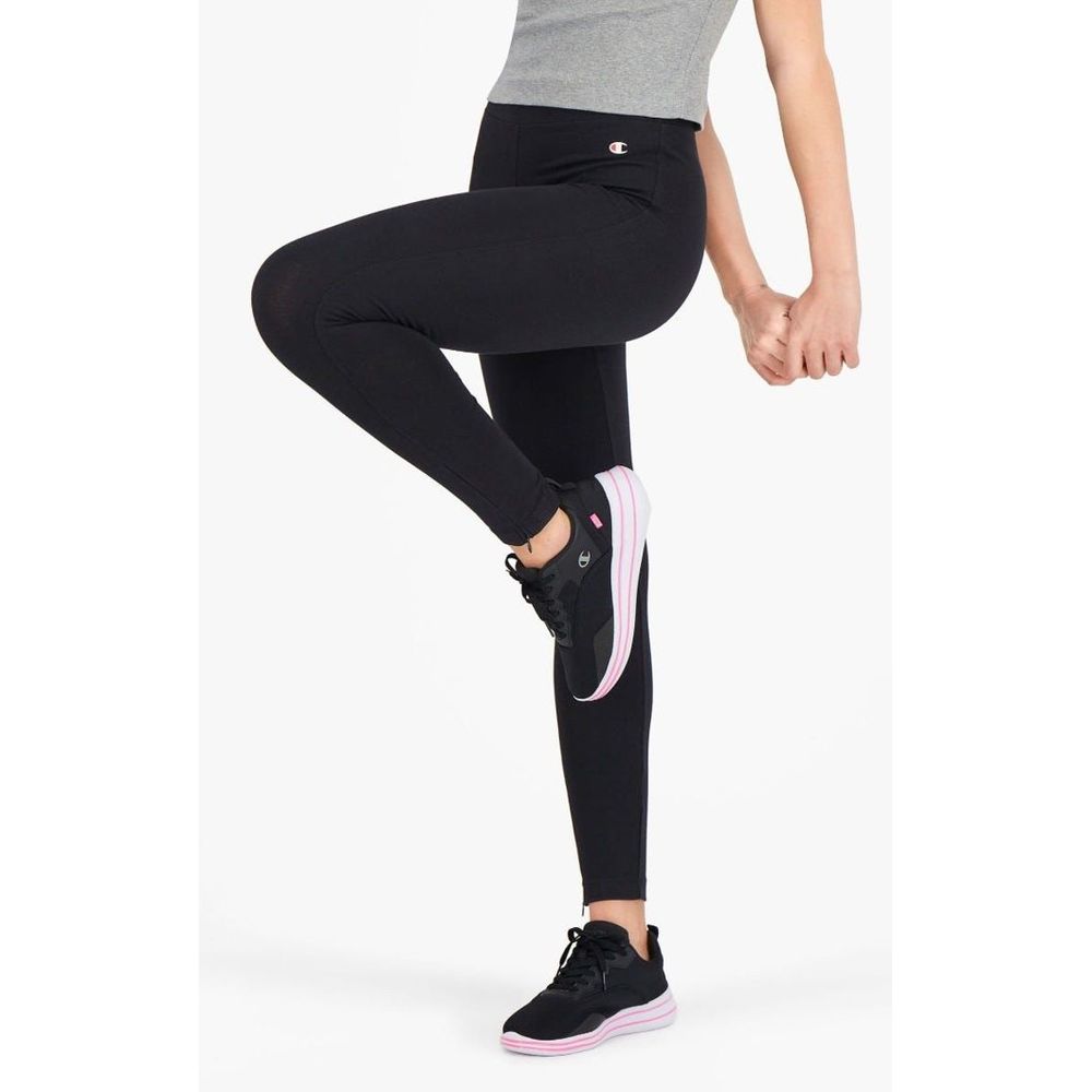 Champion Schwarze Baumwoll-Leggings