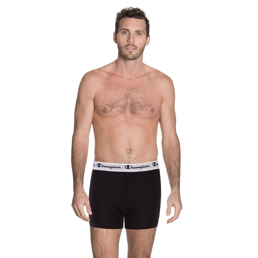 Champion Black Cotton Boxer Shorts