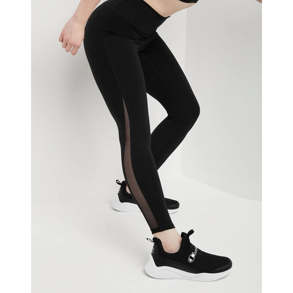 Champion Schwarze Leggings aus Polyester