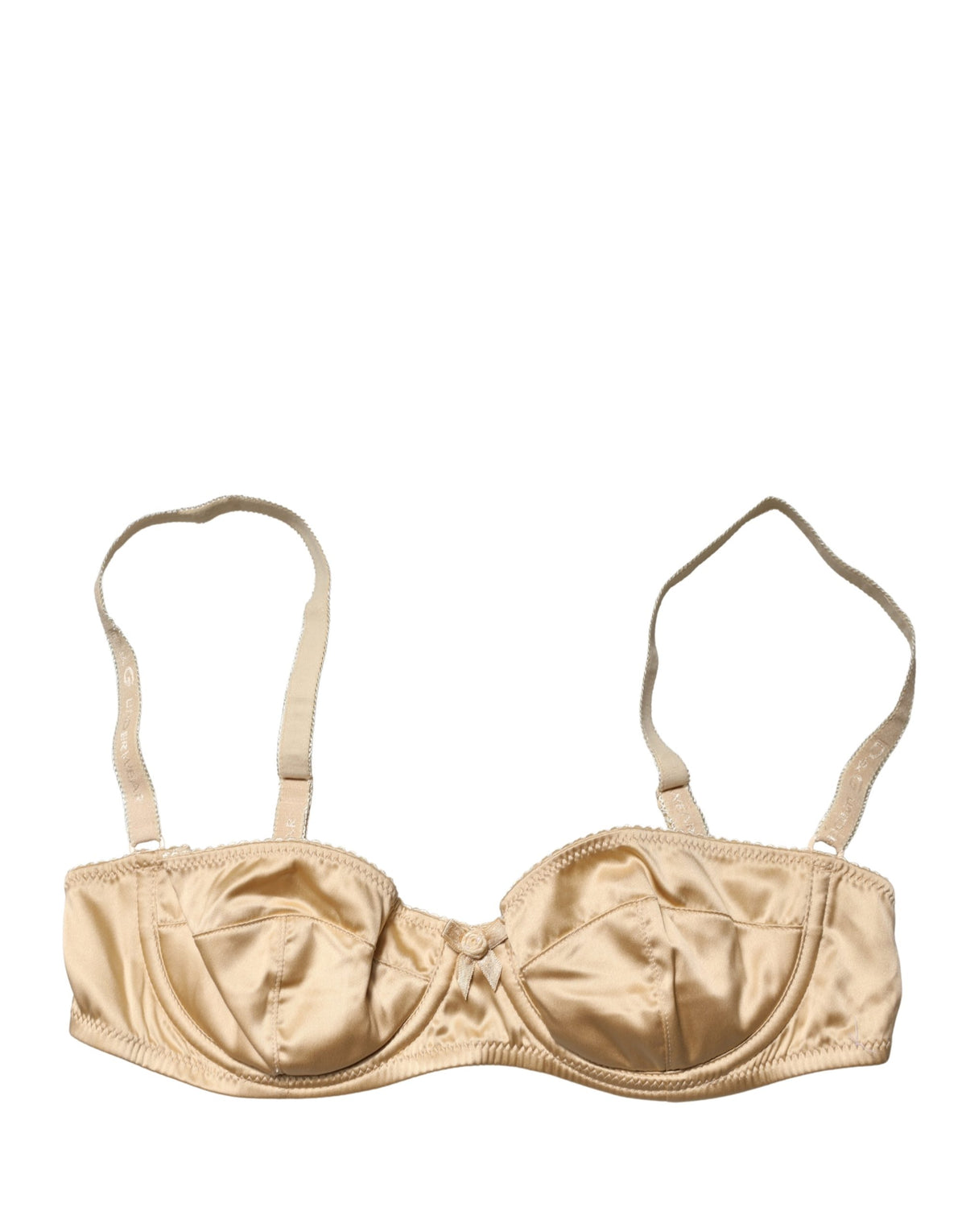 Dolce & Gabbana Beige Halbgepolsterter Bügel-Balkonett-BH