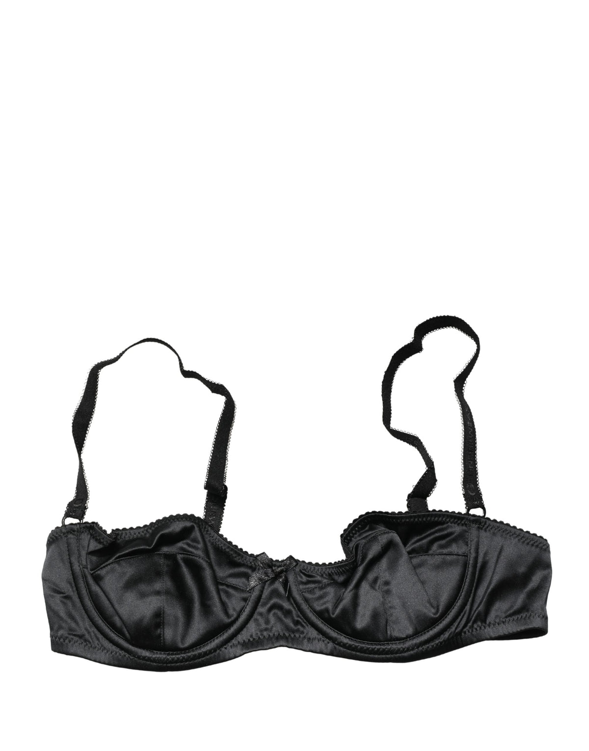 Dolce & Gabbana Black Half-Padded Underwired Balconette Bra Underwear