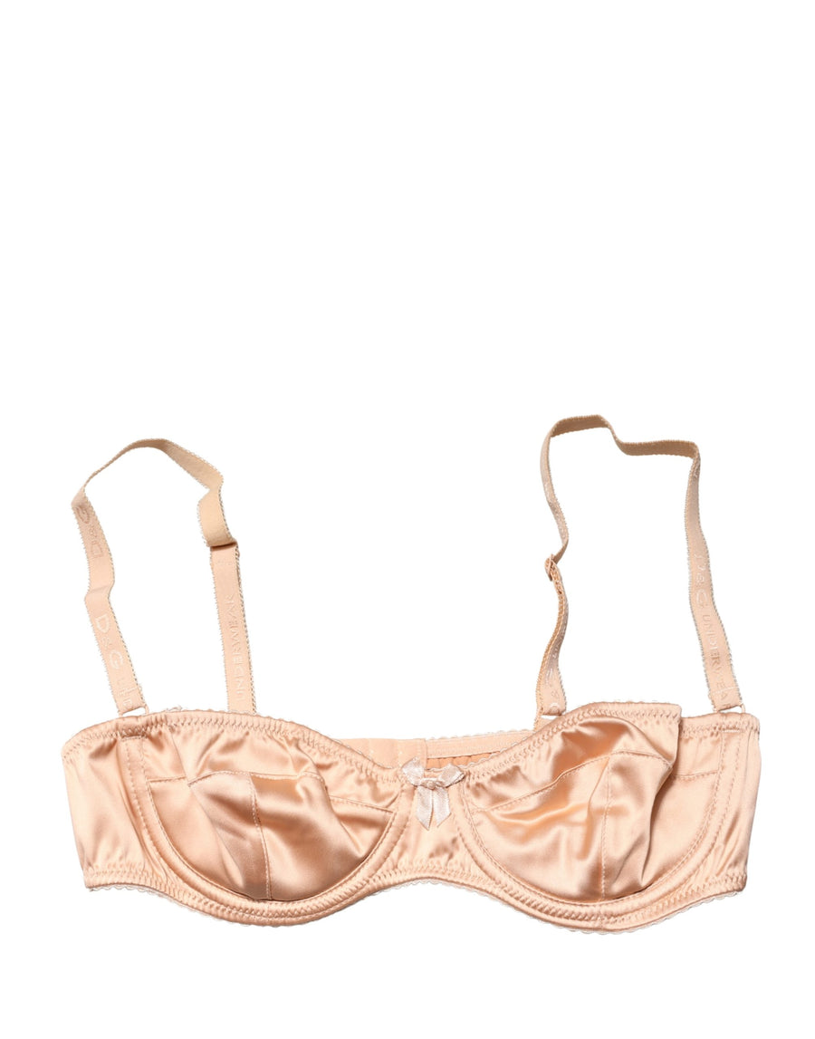 Dolce & Gabbana Beige Half-Padded Underwired Balconette Bra
