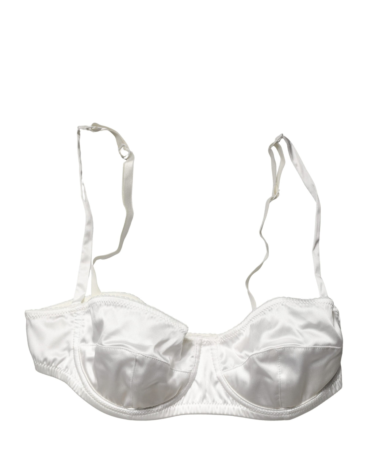 Dolce & Gabbana White Half-Padded Underwired Balconette Bra