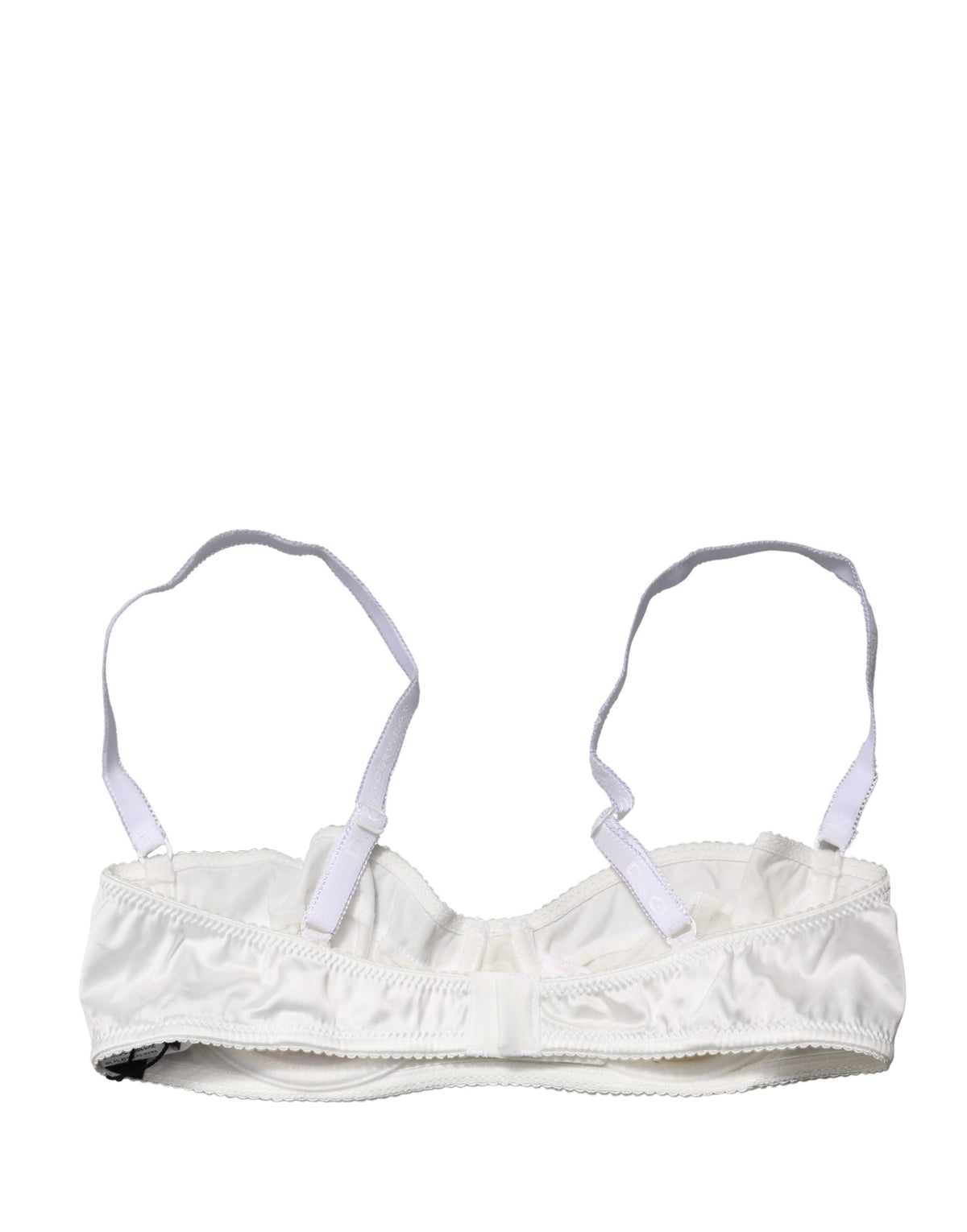 Dolce & Gabbana White Semi-Padded Underwired Balconette Bra