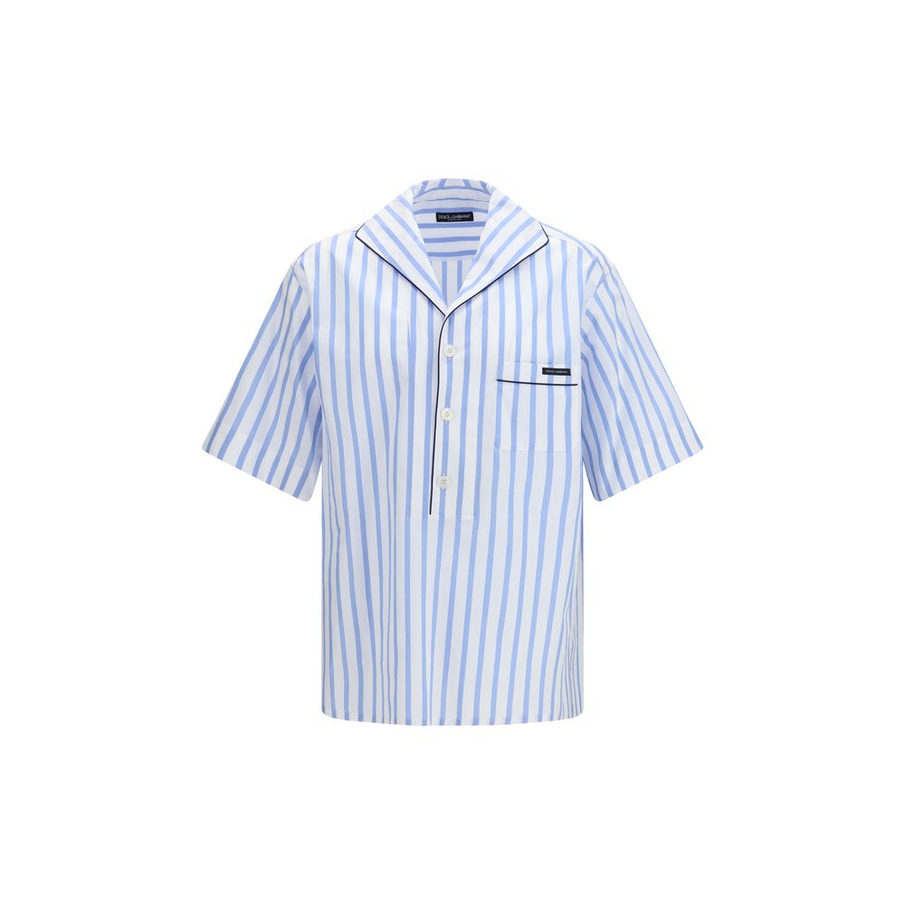 Dolce & Gabbana Multicolor Patterned Cotton Shirt