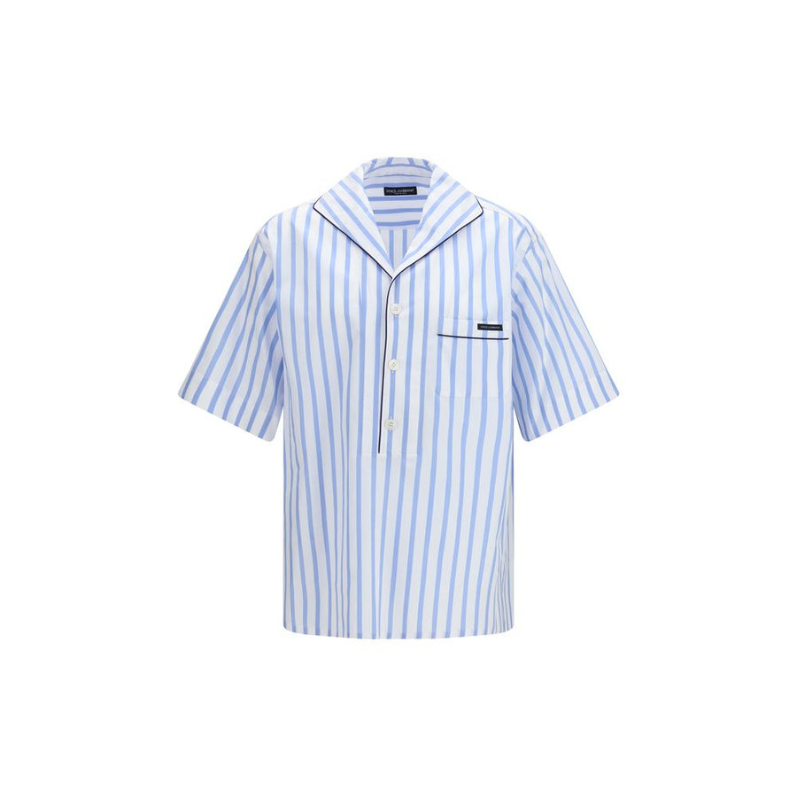 Dolce & Gabbana Multicolor Patterned Cotton Shirt