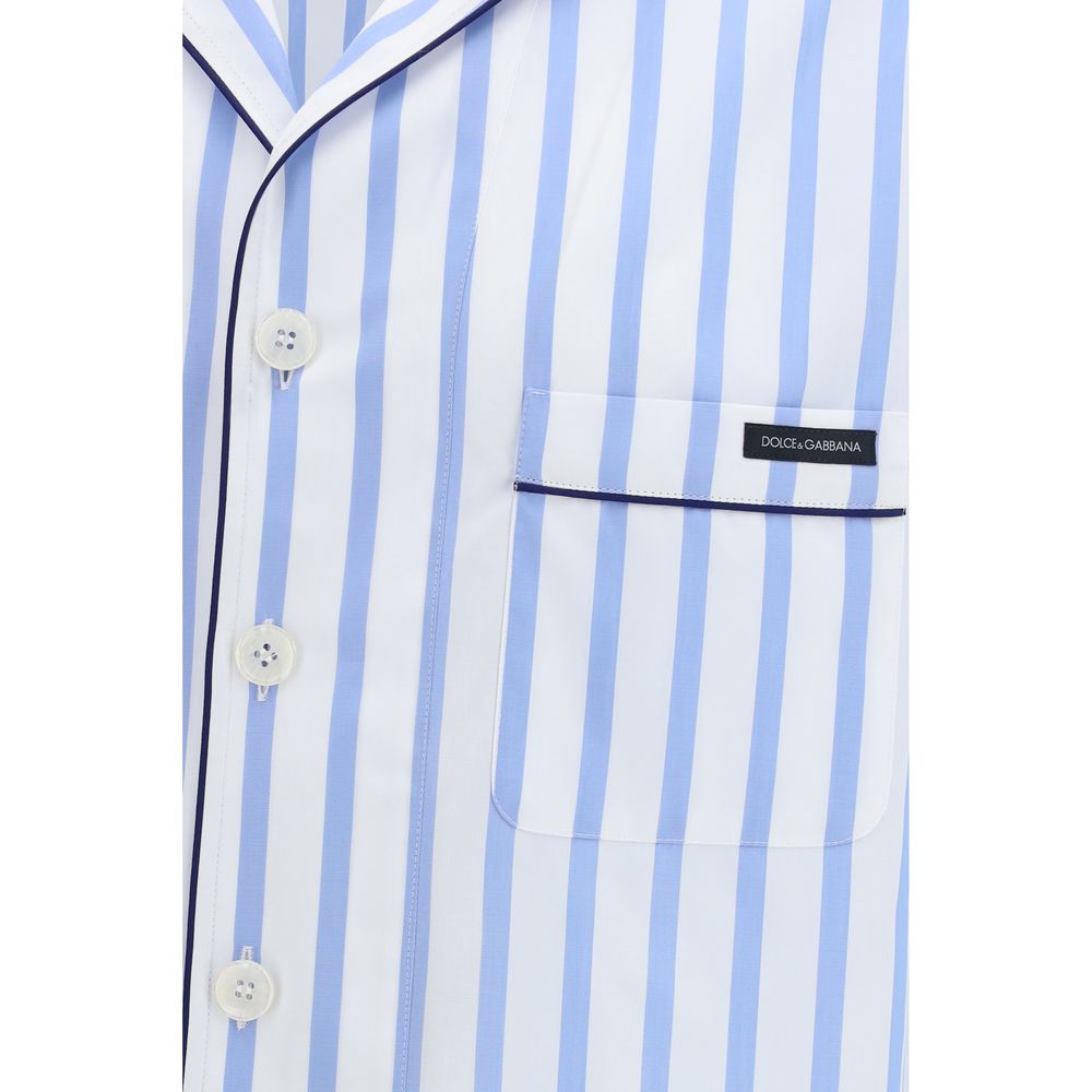 Dolce & Gabbana Multicolor Patterned Cotton Shirt