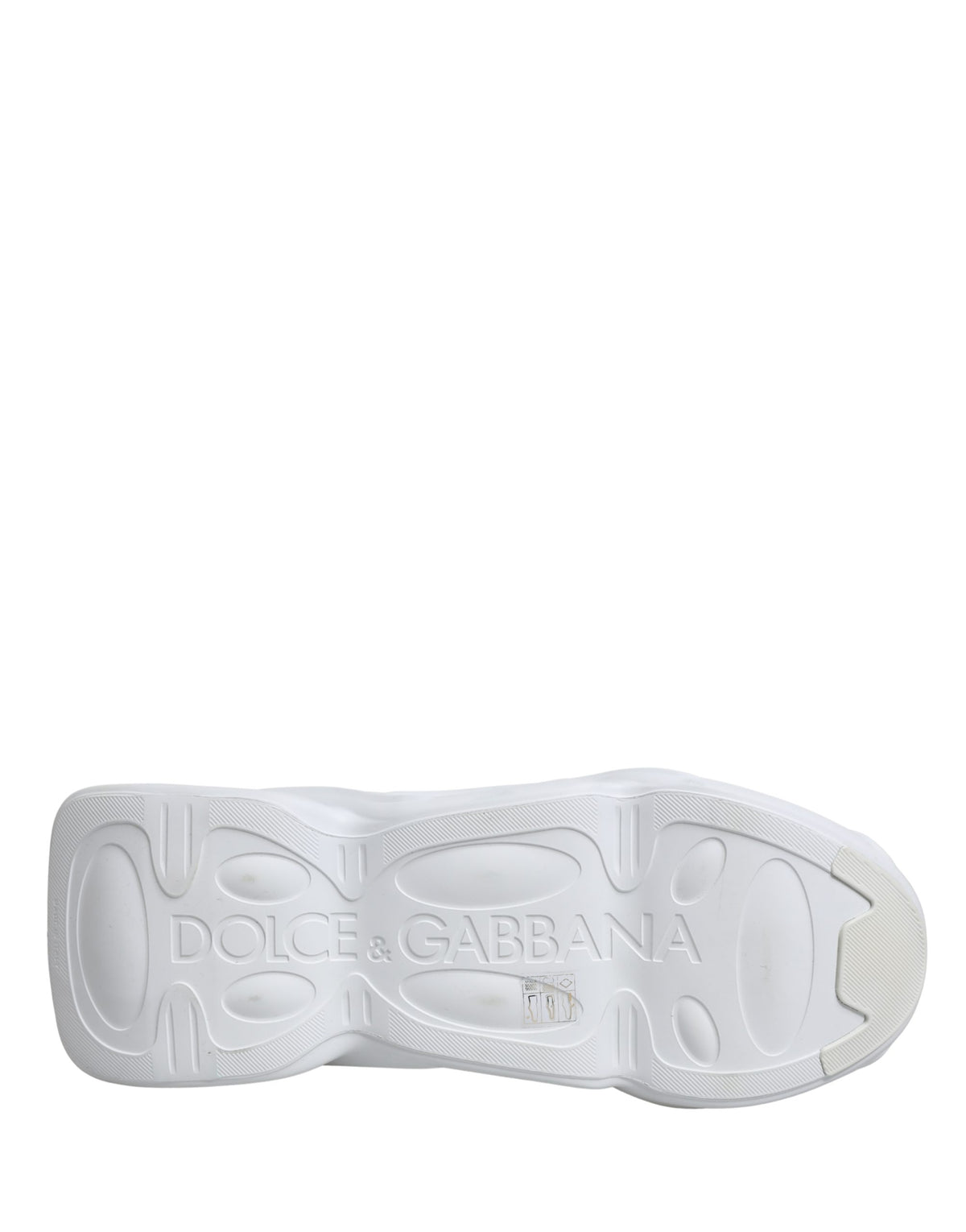 Dolce & Gabbana Weiß Slip On Wave Low Top Turnschuhe Schuhe