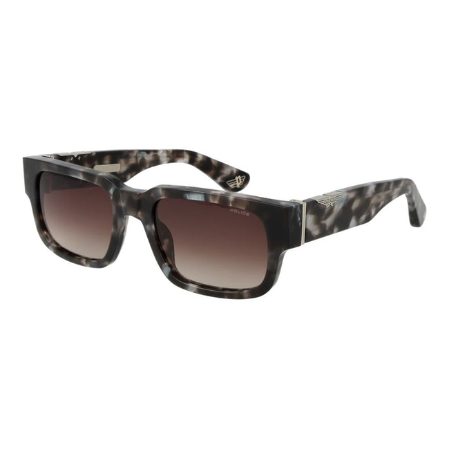 Police Sonnenbrille aus grauem Celluloseacetat