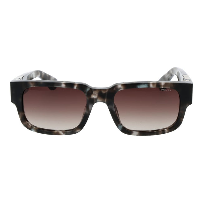Police Sonnenbrille aus grauem Celluloseacetat
