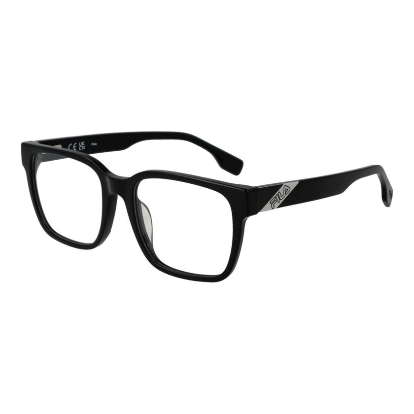 Fila-Brille mit schwarzen Gestellen aus Zelluloseacetat