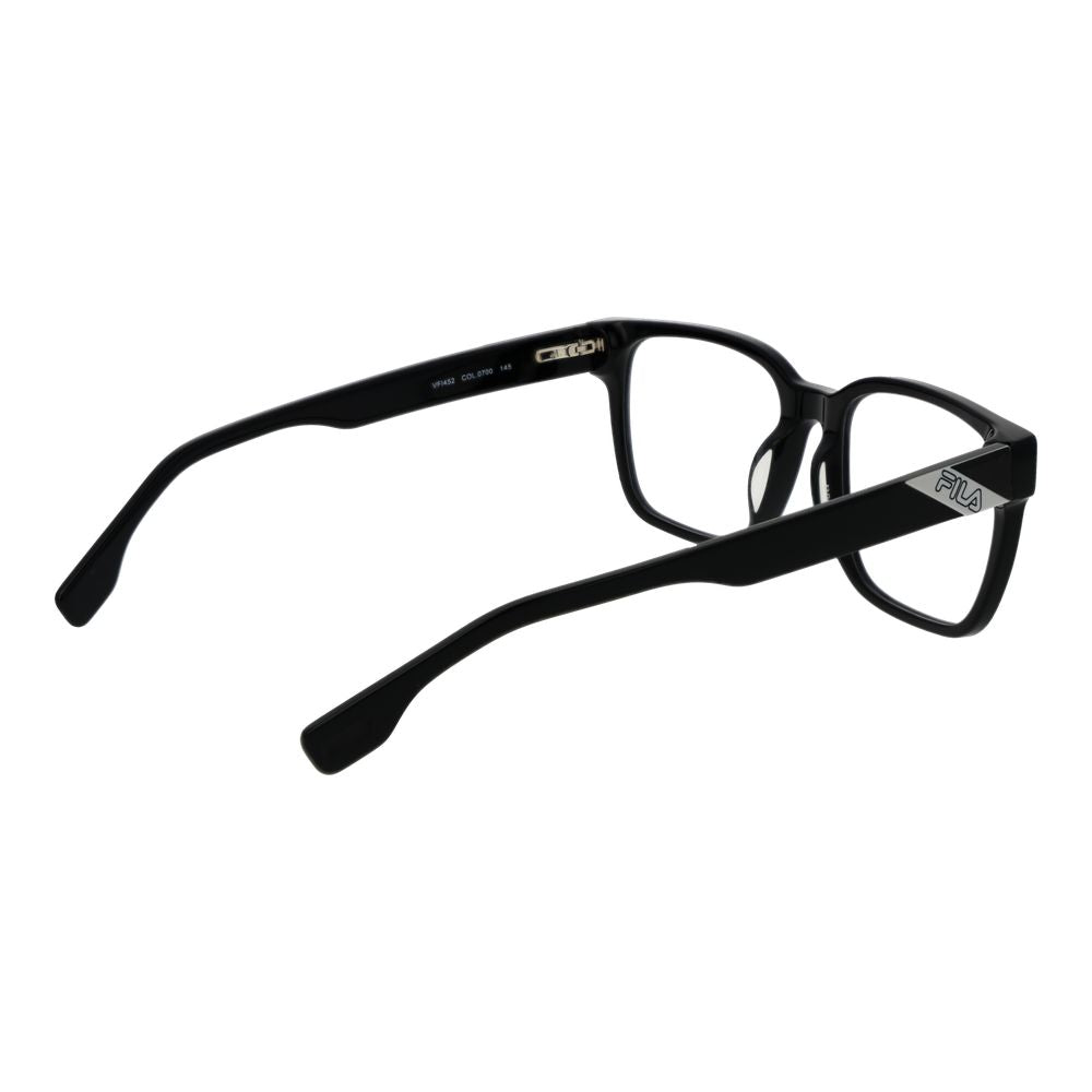 Fila-Brille mit schwarzen Gestellen aus Zelluloseacetat