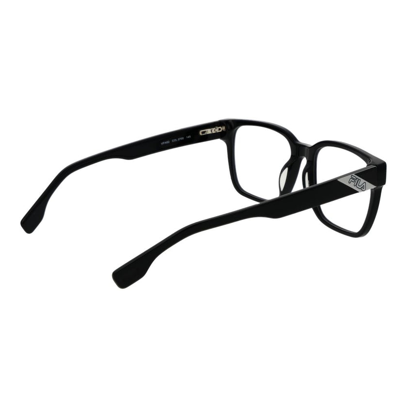 Fila-Brille mit schwarzen Gestellen aus Zelluloseacetat
