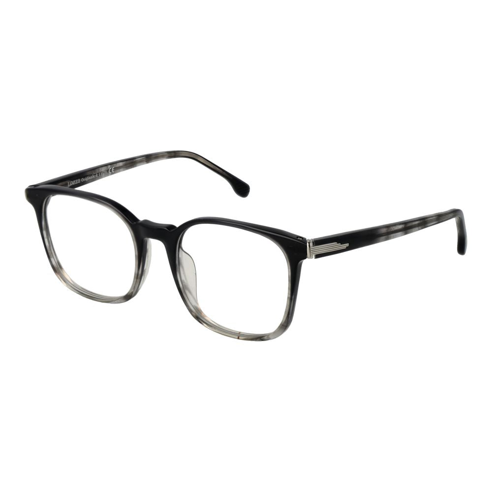 Lozza Brille mit schwarzen Cellulose-Acetat-Gestellen