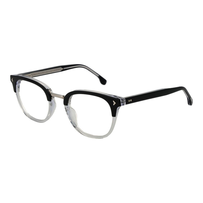 Lozza Brille mit schwarzen Cellulose-Acetat-Gestellen