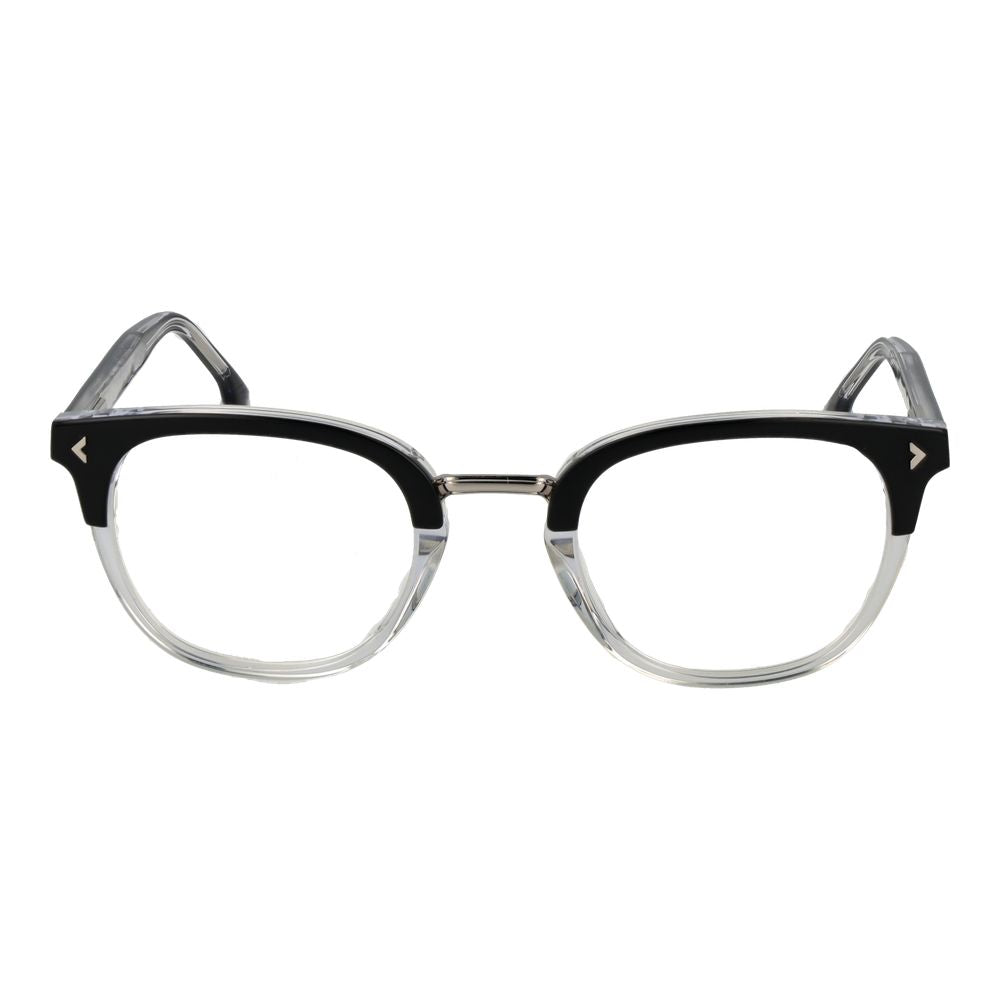Lozza Brille mit schwarzen Cellulose-Acetat-Gestellen