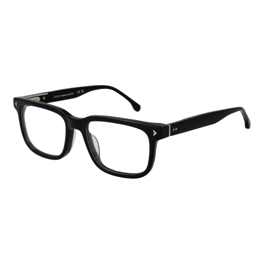 Lozza-Brille mit schwarzen Zelluloseacetat-Gestellen