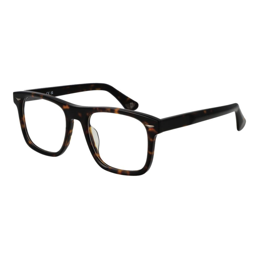 Police Eyeglasses in Brown Cellulose Acetate