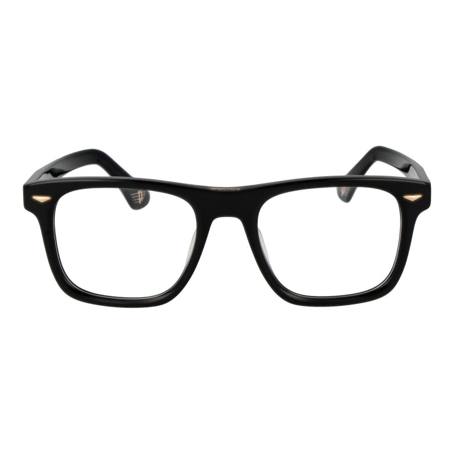 Police glasses with black cellulose acetate frames