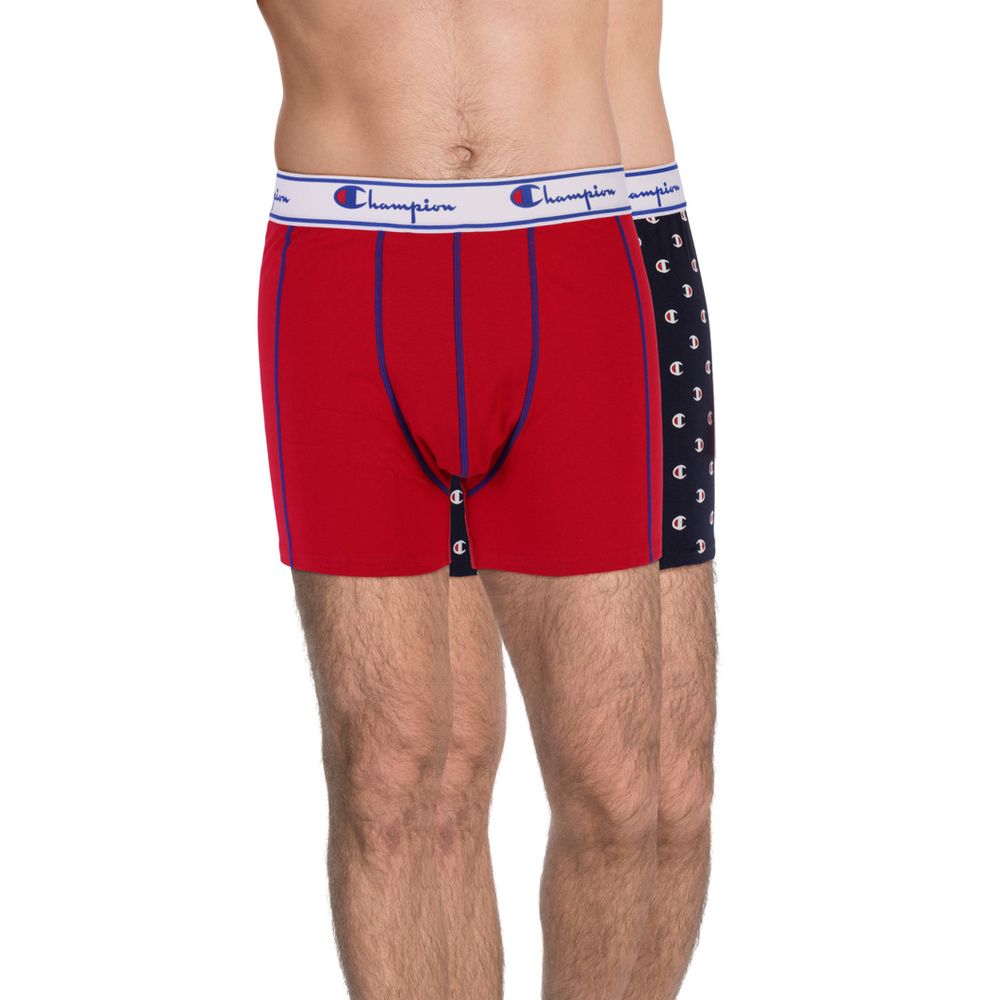 Champion Blaue Baumwollboxershorts