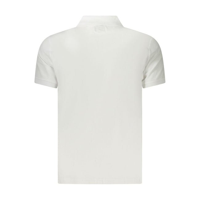 U.S. Grand Polo Weißes Herren-Poloshirt aus Baumwolle