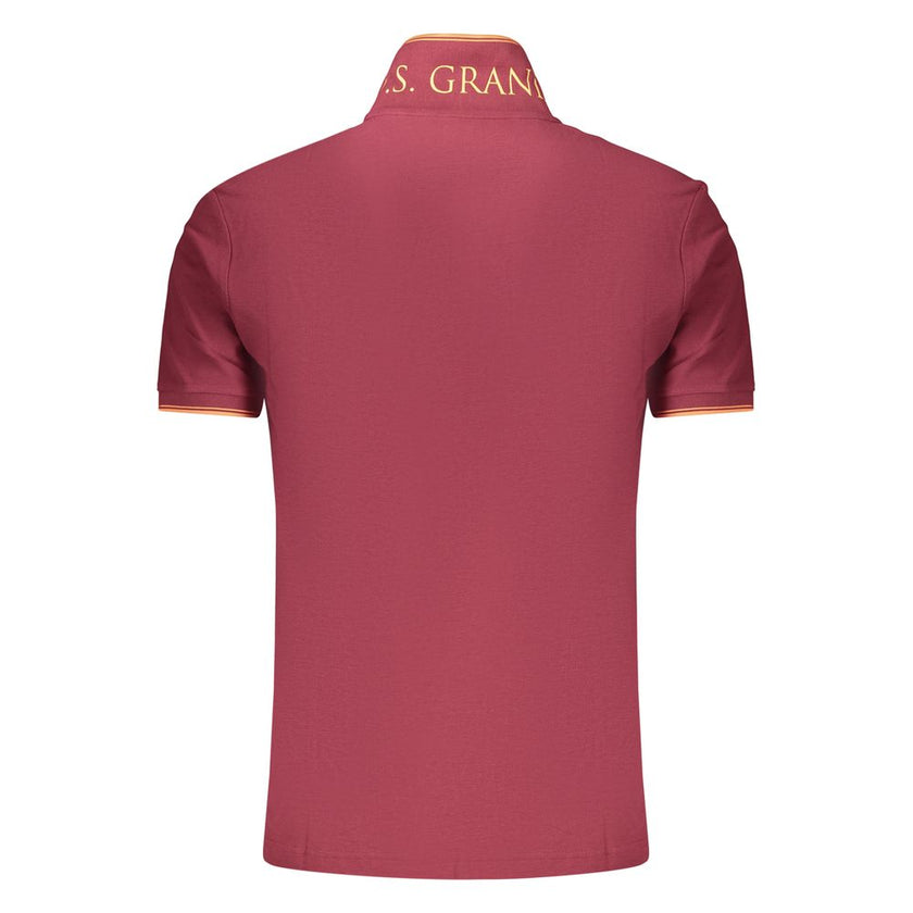 U.S. Grand Polo Rosso Baumwoll-Poloshirt für Herren