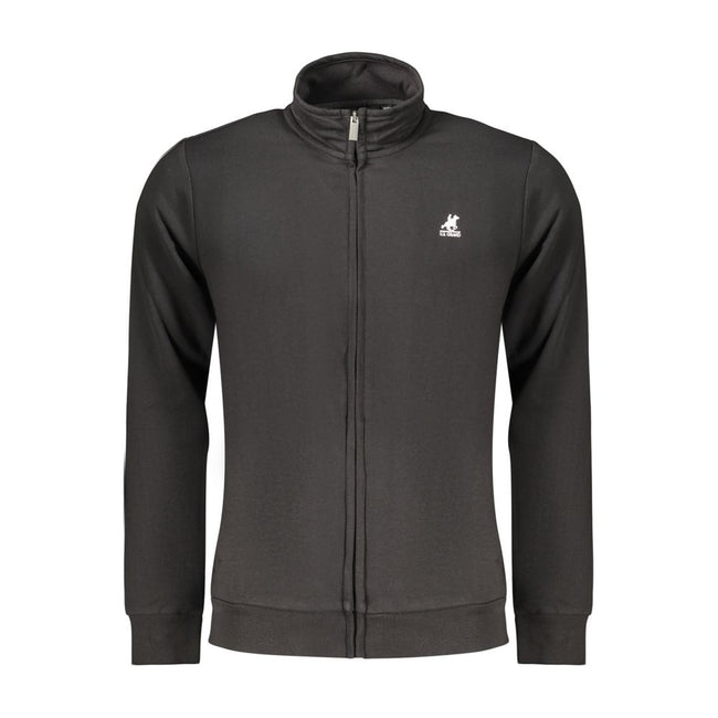 U.S. Grand Polo Schwarzer Baumwoll-Sweatshirt