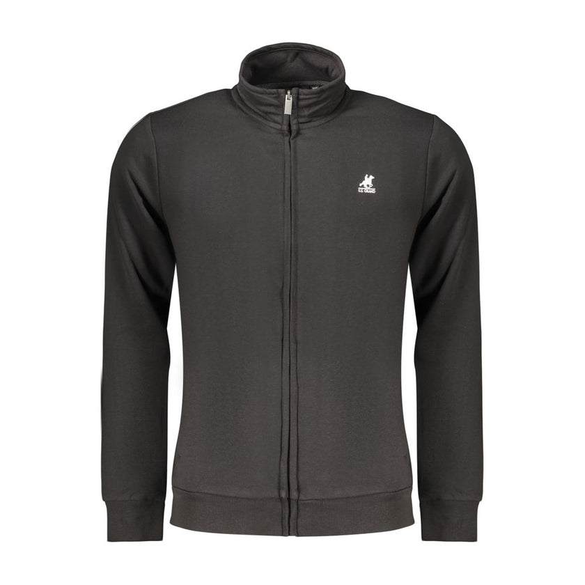U.S. Grand Polo Schwarzer Baumwoll-Sweatshirt