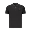 U.S. Grand Polo Schwarzes Herren-Poloshirt aus Baumwolle