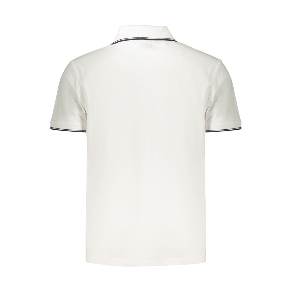 U.S. Grand Polo Weißes Herren-Poloshirt aus Baumwolle