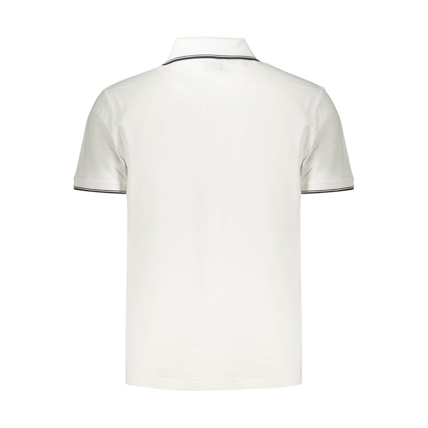 U.S. Grand Polo Weißes Herren-Poloshirt aus Baumwolle