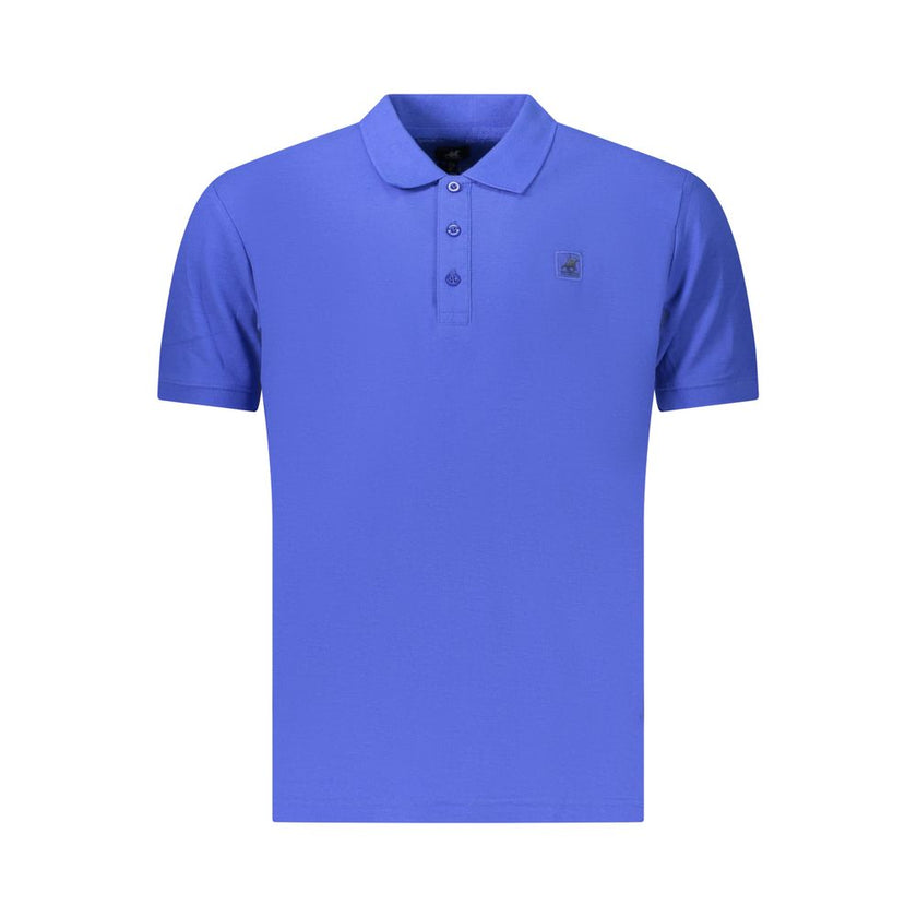 U.S. Grand Polo Blaues Baumwoll-Poloshirt für Herren