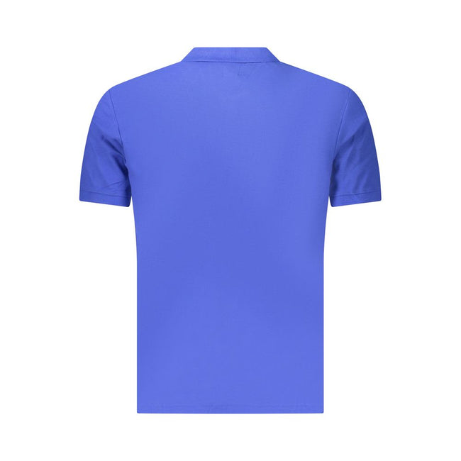U.S. Grand Polo Blaues Baumwoll-Poloshirt für Herren