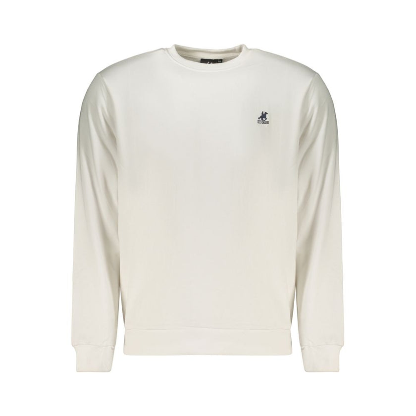 U.S. Grand Polo Weißes Herren-Sweatshirt aus Baumwolle