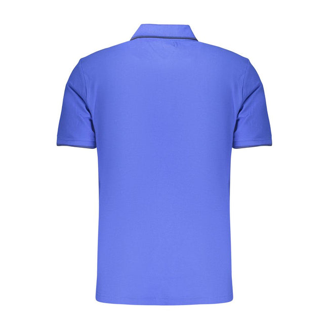 U.S. Grand Polo Blaues Baumwoll-Poloshirt für Herren