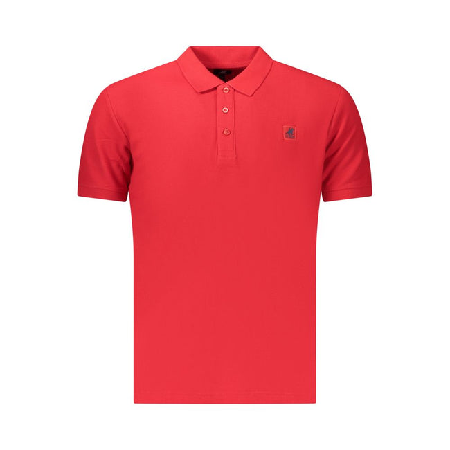 U.S. Grand Polo Rotes Baumwoll-Poloshirt für Herren