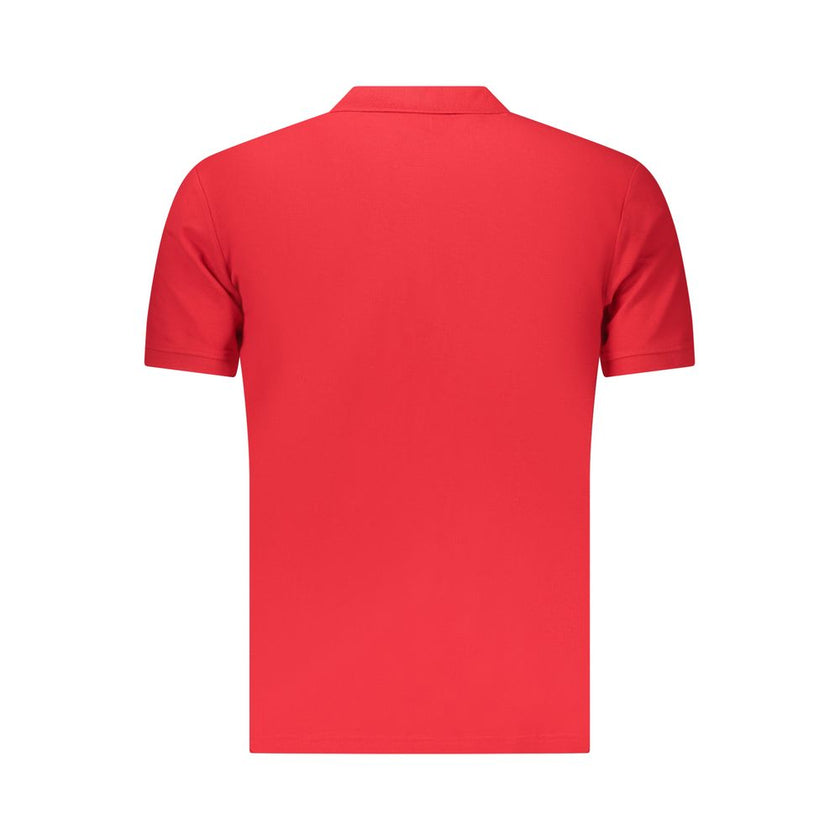 U.S. Grand Polo Rotes Baumwoll-Poloshirt für Herren