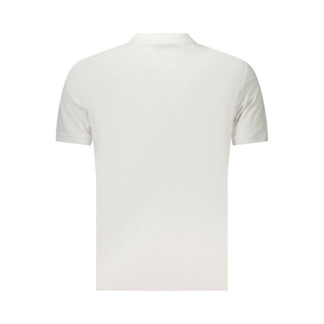 U.S. Grand Polo Weißes Herren-Poloshirt aus Baumwolle