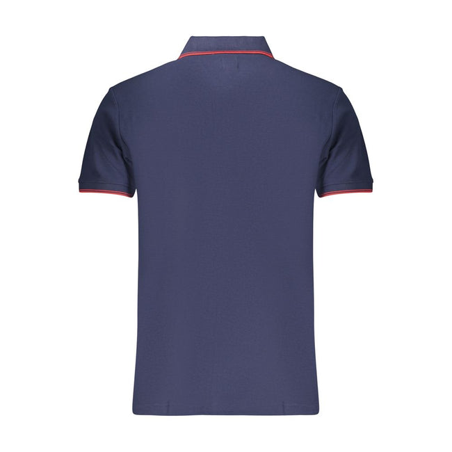 U.S. Grand Polo Blaues Baumwoll-Poloshirt für Herren