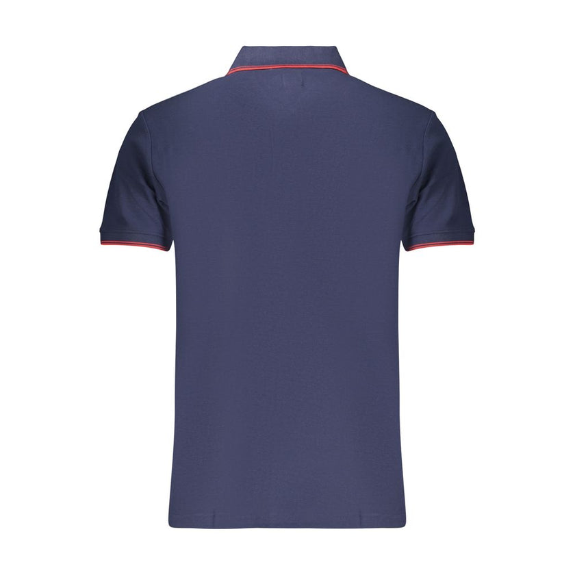 U.S. Grand Polo Blaues Baumwoll-Poloshirt für Herren