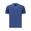 U.S. Grand Polo Blaues Baumwoll-Poloshirt für Herren