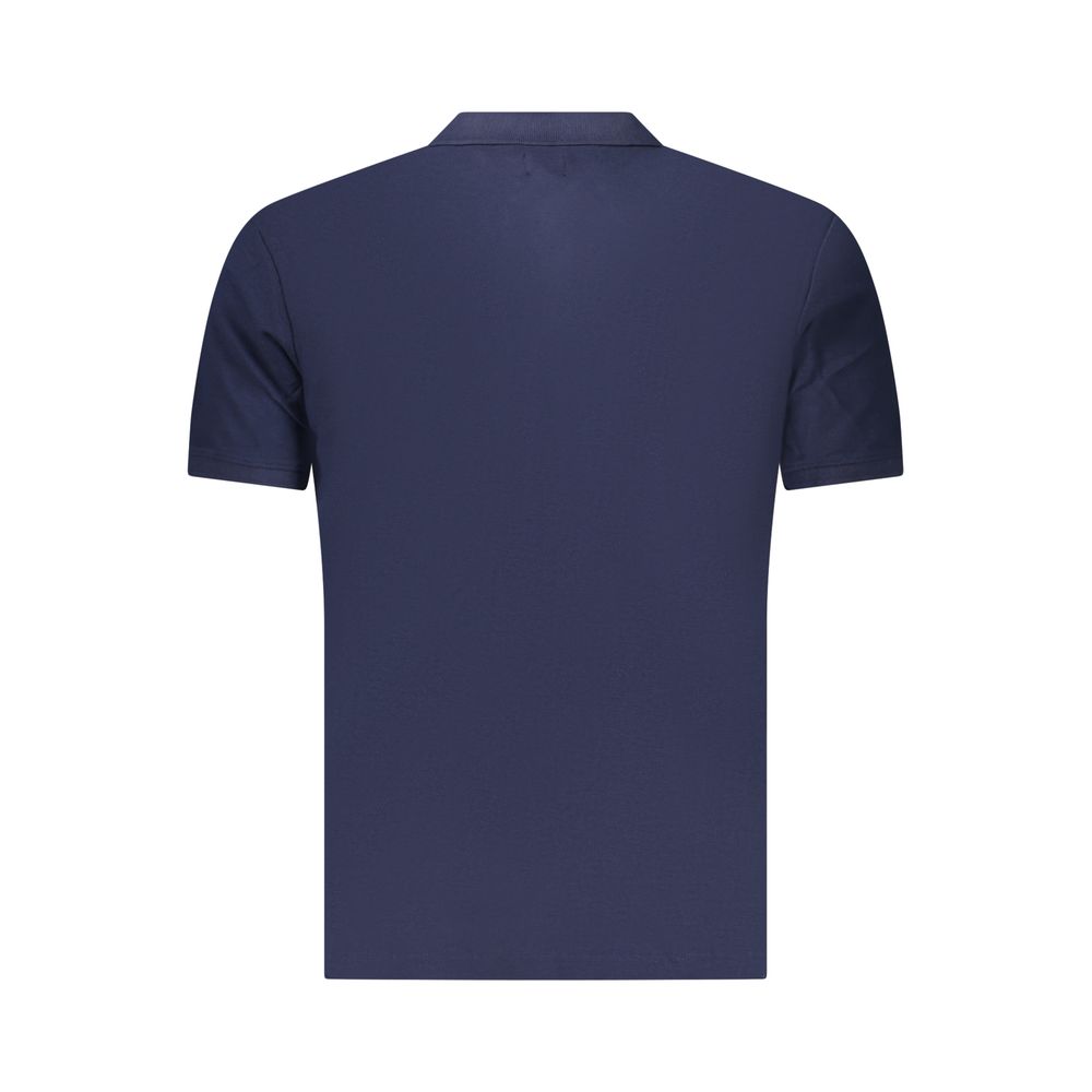 U.S. Grand Polo Blaues Baumwoll-Poloshirt für Herren