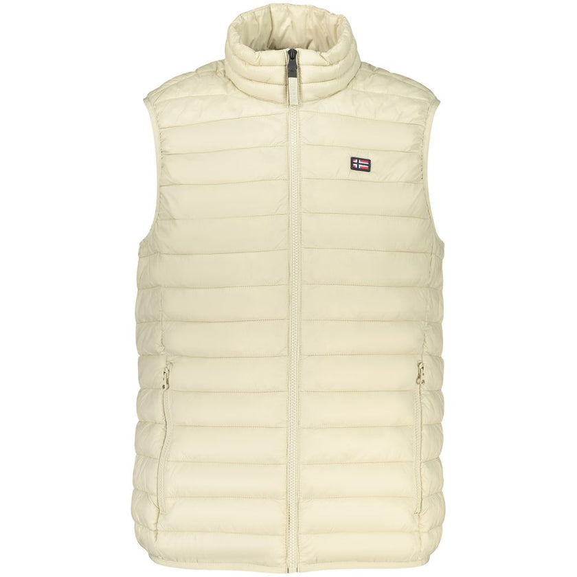 Norway 1963 Beige Polyester Herrenweste