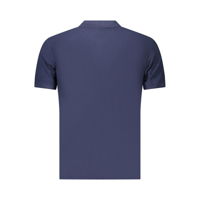 U.S. Grand Polo Blaues Herren-Poloshirt aus Baumwolle
