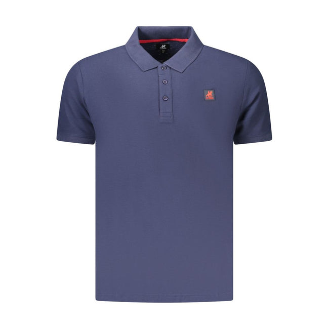 U.S. Grand Polo Blaues Baumwoll-Poloshirt für Herren