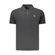 U.S. Grand Polo Schwarzes Herren-Poloshirt aus Baumwolle