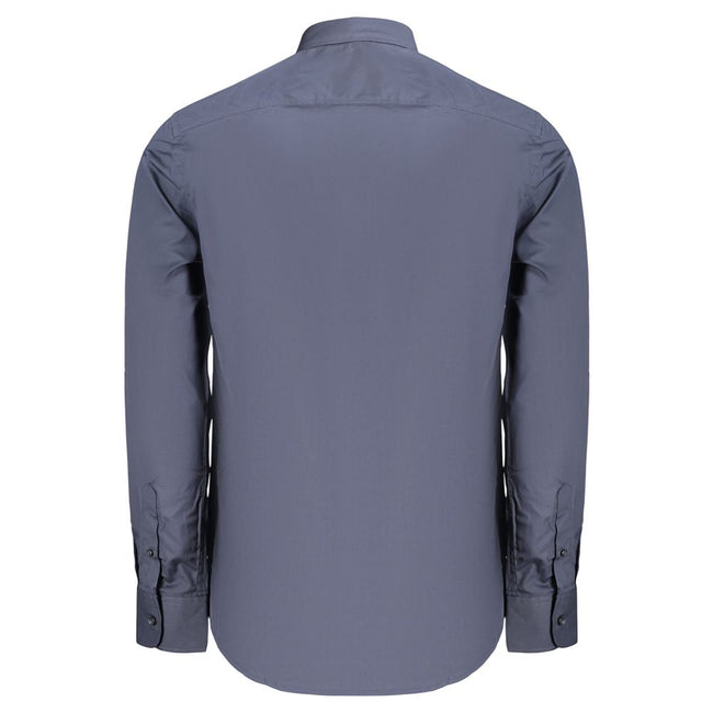 U.S. Grand Polo Herrenhemd aus blauer Baumwolle