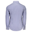 U.S. Grand Polo Herrenhemd aus blauer Baumwolle