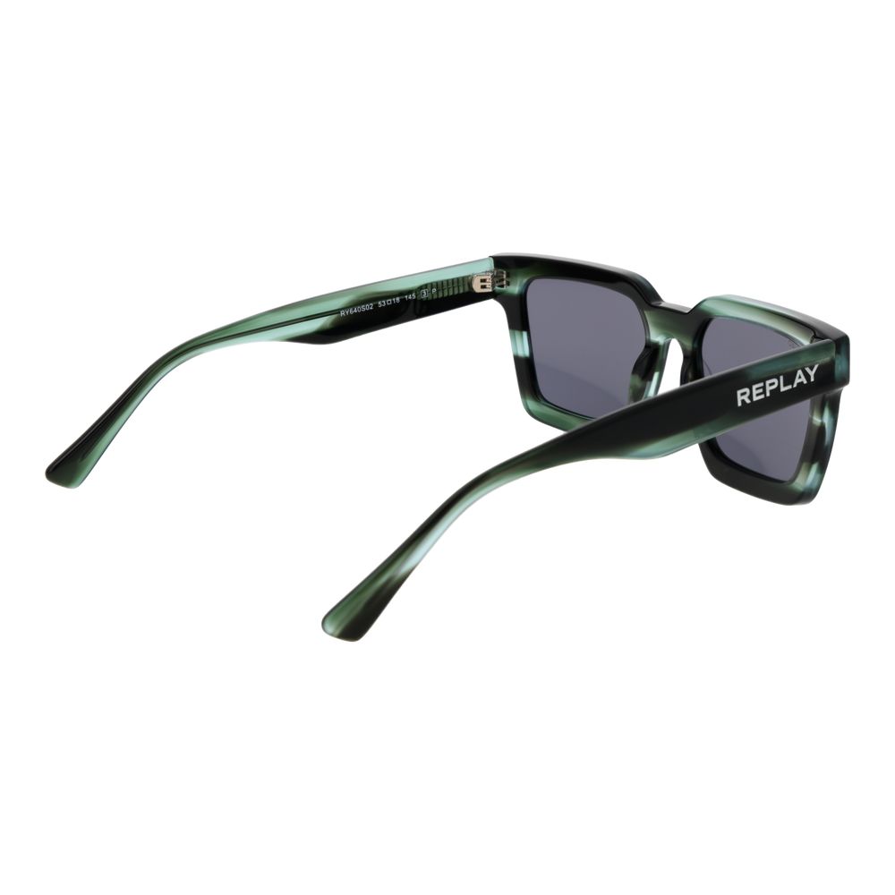 Replay Two-Tone Acetate Sunglasses