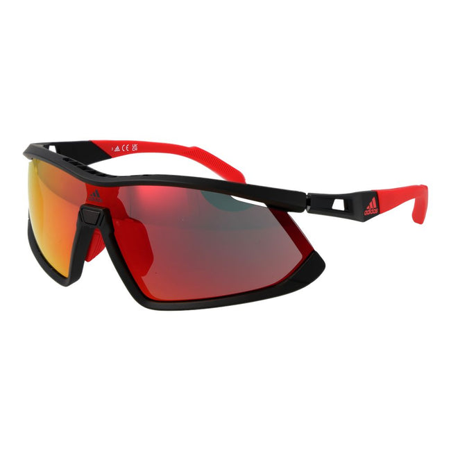 Adidas schwarze Sonnenbrille aus Kunststoff